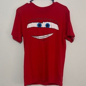 Amazon Red Kids Short Sleeve Tee with Cartoon Face
